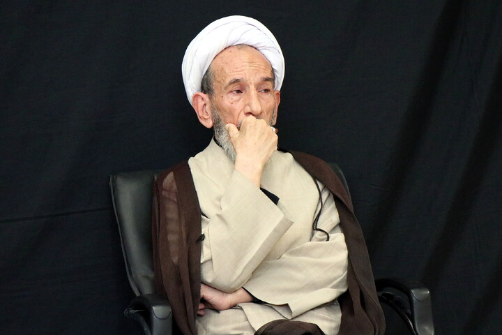 تصاویر/ مراسم عزاداری اربعین حسینی در بیت آیت‌الله العظمی نوری‌همدانی