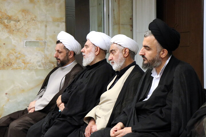 تصاویر/ مراسم عزاداری اربعین حسینی در بیت آیت‌الله العظمی نوری‌همدانی