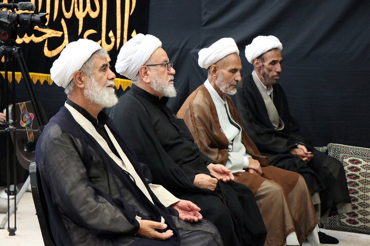 تصاویر/ مراسم عزاداری اربعین حسینی در بیت آیت‌الله العظمی نوری‌همدانی