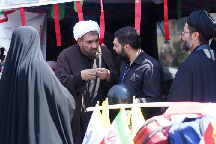 تصاویر /فعالیتهای فرهنگی و تبلیغی موکب حوزه علمیه قزوین در مراسم دلدادگان اربعین حسینی