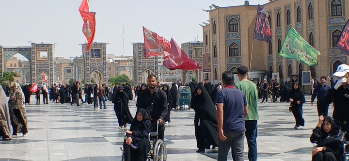 تصاویر/ اربعین حسینی در حرم مطهر رضوی