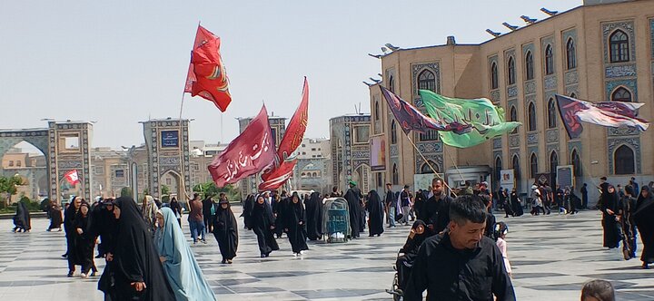 تصاویر/ اربعین حسینی در حرم مطهر رضوی