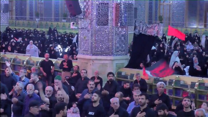تصاویر/ اربعین حسینی در حرم مطهر رضوی