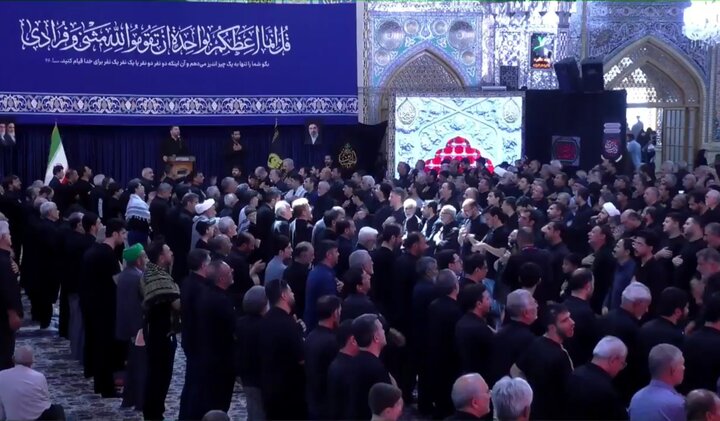تصاویر/ اربعین حسینی در حرم مطهر رضوی