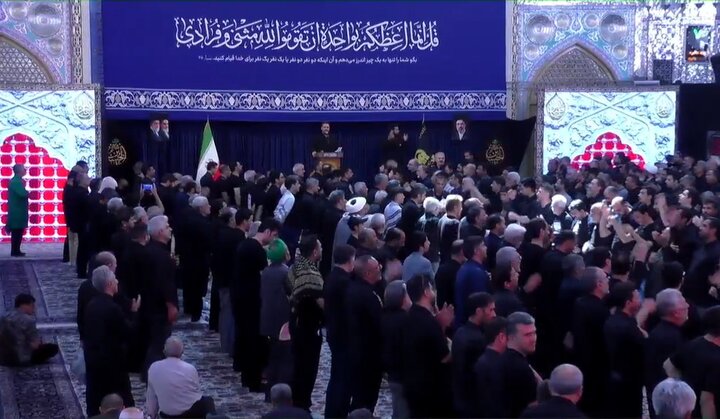 تصاویر/ اربعین حسینی در حرم مطهر رضوی