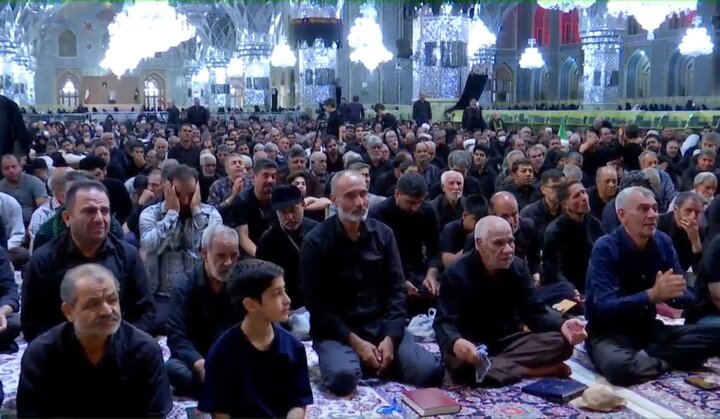 تصاویر/ اربعین حسینی در حرم مطهر رضوی