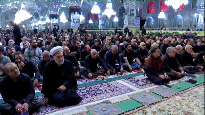 تصاویر/ اربعین حسینی در حرم مطهر رضوی