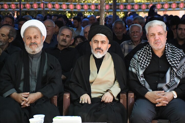 تصاویر/مراسم جاماندگان اربعین حسینی در روستای خالد آباد بخش نازلو