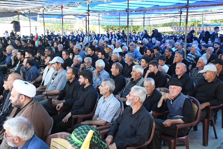 تصاویر/مراسم جاماندگان اربعین حسینی در روستای خالد آباد بخش نازلو