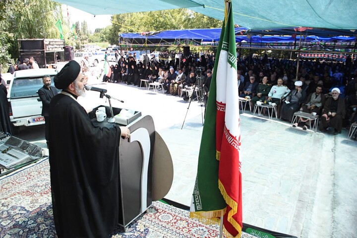 تصاویر/مراسم جاماندگان اربعین حسینی در روستای خالد آباد بخش نازلو