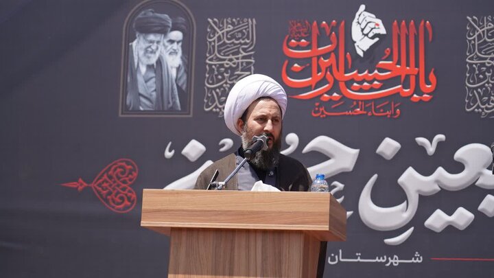 تصاویر/ مراسم تجمع اربعین حسینی مردم دارالمومنین شهرستان خوی