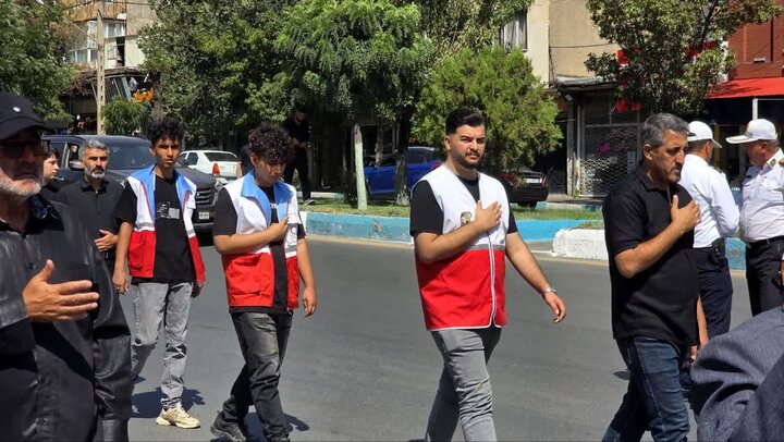 تصاویر/ مراسم سوگواری اربعین حسینی در ماکو