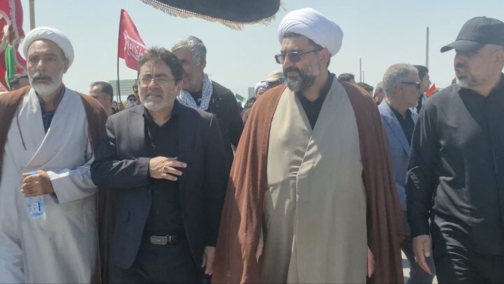 تصاویر/ راهپیمایی جاماندگان اربعین در پلدشت