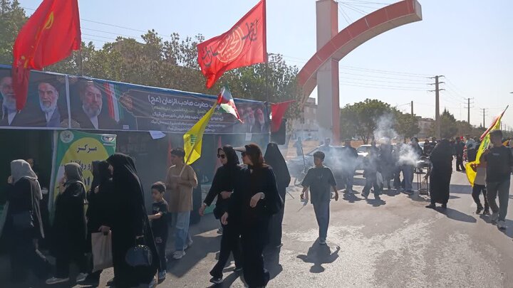 تصاویر /مراسم دلدادگان اربعین حسینی در شهرستان آبیک