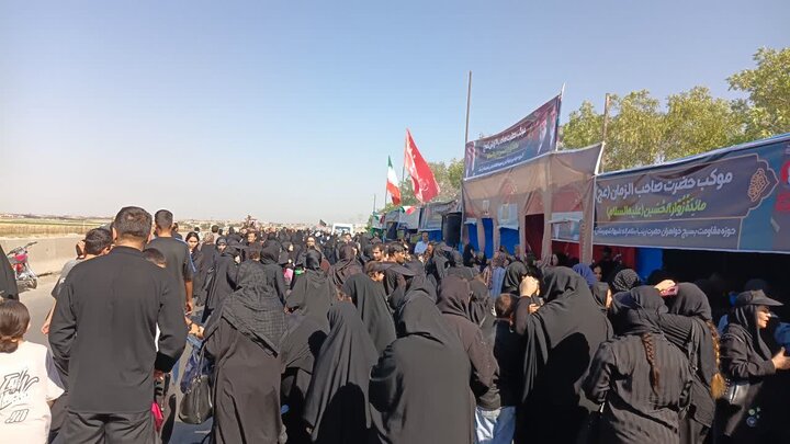 تصاویر /مراسم دلدادگان اربعین حسینی در شهرستان آبیک