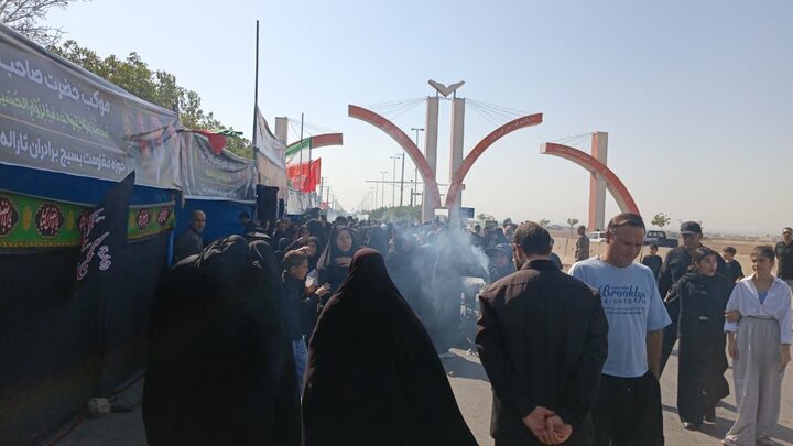 تصاویر /مراسم دلدادگان اربعین حسینی در شهرستان آبیک