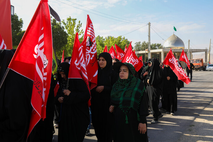 کاروان جاماندگان اربعین حسینی در شهرکرد