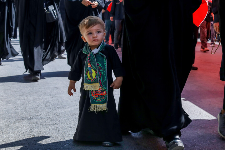 کاروان جاماندگان اربعین حسینی در شهرکرد