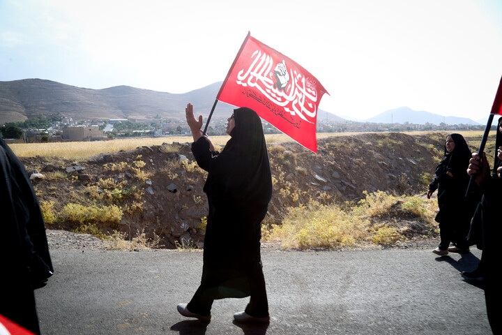کاروان جاماندگان اربعین حسینی در شهرکرد