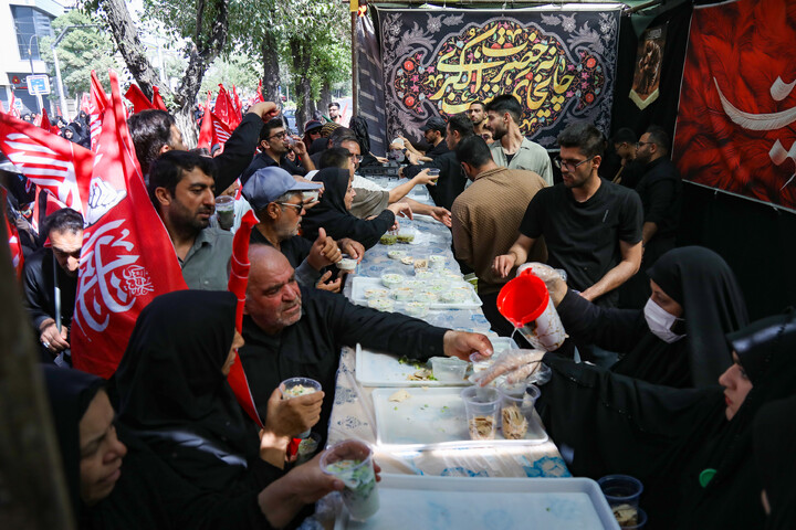 کاروان جاماندگان اربعین حسینی در شهرکرد