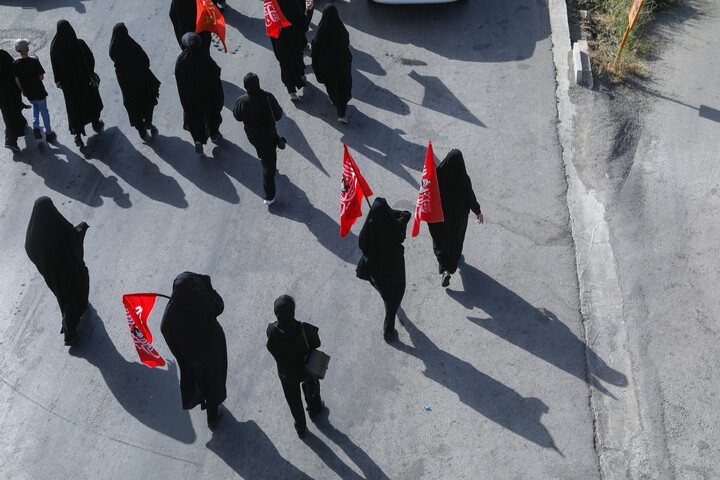 کاروان جاماندگان اربعین حسینی در شهرکرد