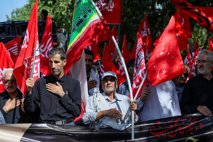 کاروان جاماندگان اربعین حسینی در شهرکرد