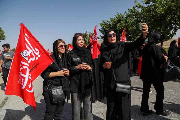 کاروان جاماندگان اربعین حسینی در شهرکرد