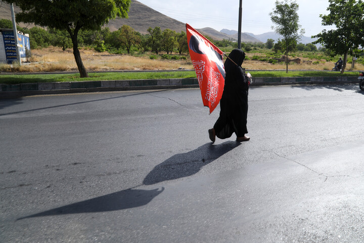 کاروان جاماندگان اربعین حسینی در شهرکرد