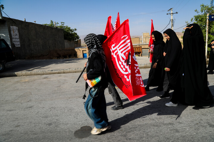 کاروان جاماندگان اربعین حسینی در شهرکرد