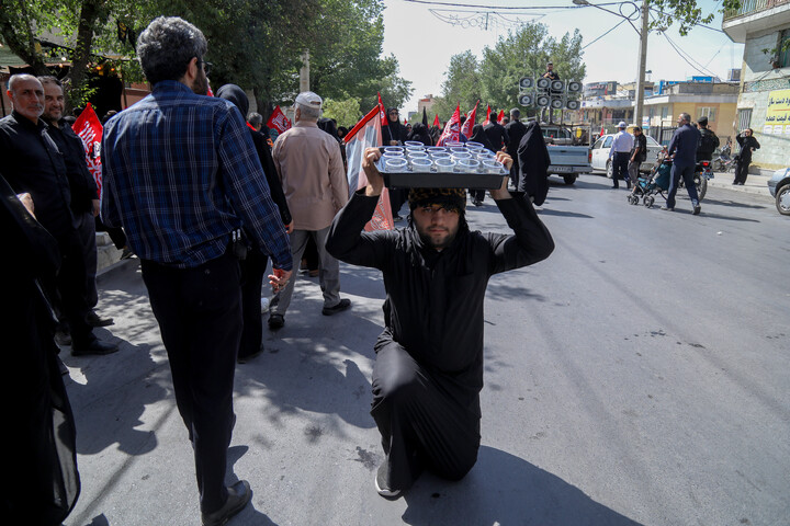 کاروان جاماندگان اربعین حسینی در شهرکرد