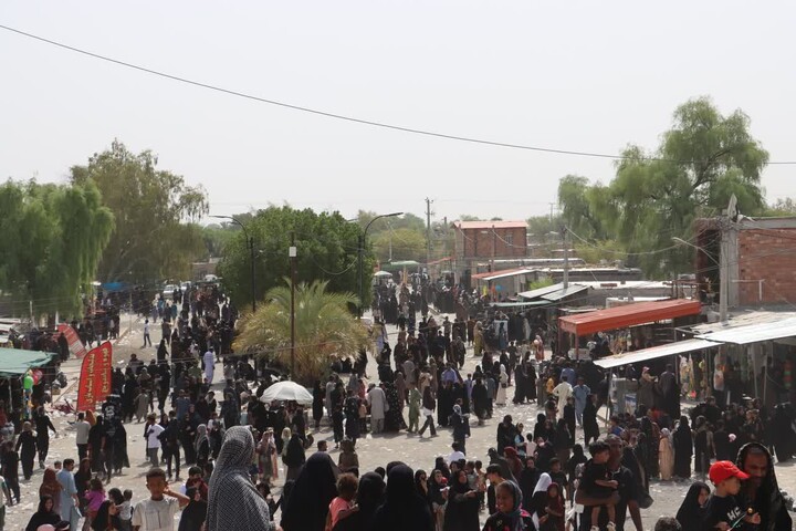 تصاویر/ پیاده روی جاماندگان اربعین در استان کرمان