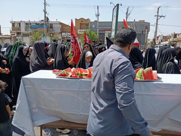 تصاویر/ پیاده روی جاماندگان اربعین در استان کرمان