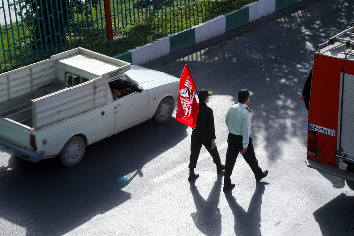 کاروان جاماندگان اربعین حسینی در شهرکرد