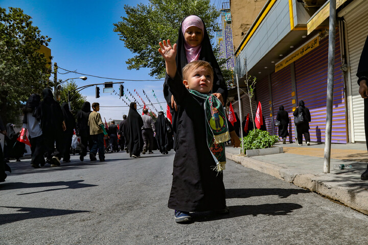 کاروان جاماندگان اربعین حسینی در شهرکرد
