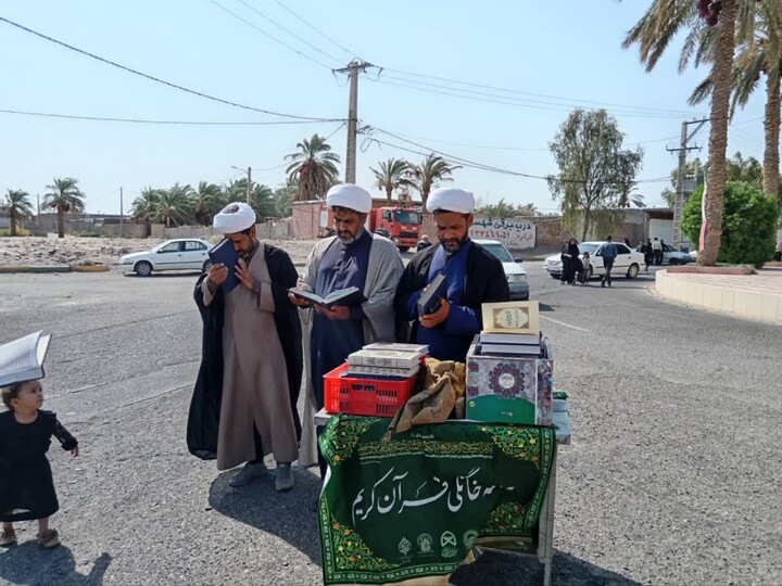 تصاویر/ پیاده روی جاماندگان اربعین در استان کرمان