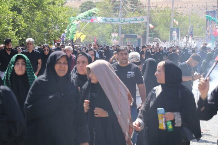 تصاویر/همایش باشکوه جاماندگان اربعین حسینی در اردهال کاشان
