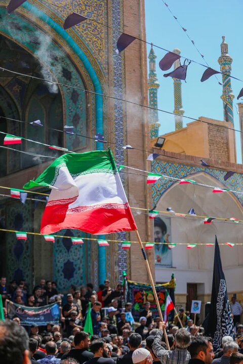 تصاویر/همایش باشکوه جاماندگان اربعین حسینی در اردهال کاشان