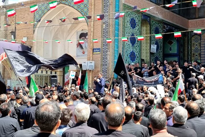 تصاویر/همایش باشکوه جاماندگان اربعین حسینی در اردهال کاشان