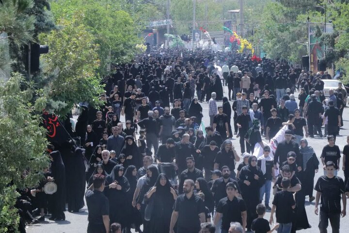 تصاویر/همایش باشکوه جاماندگان اربعین حسینی در اردهال کاشان