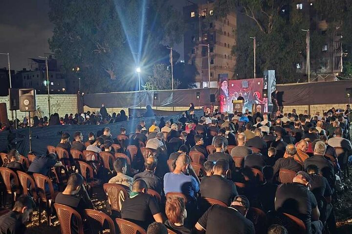 تصاویر/ برگزاری مجلس عزای حسینی به مناسبت اربعین در ضاحیه جنوبی بیروت
