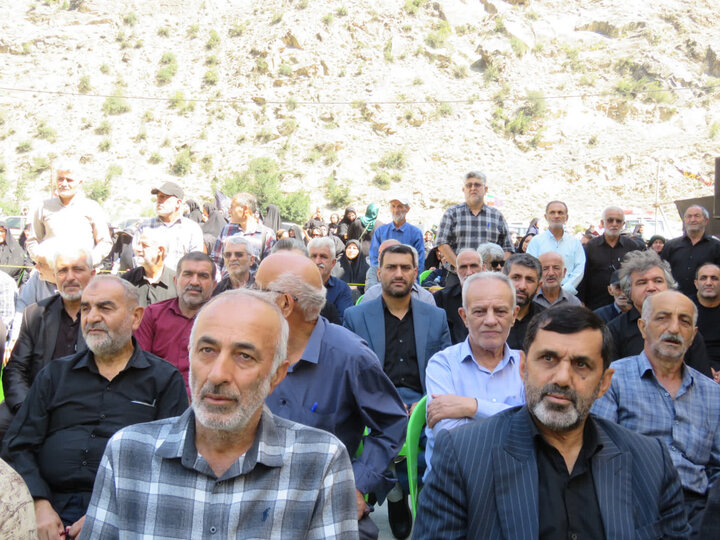 تصاویر/ اجتماع پرشور جاماندگان اربعین در منطقه راستوپی بخش مرکزی سوادکوه