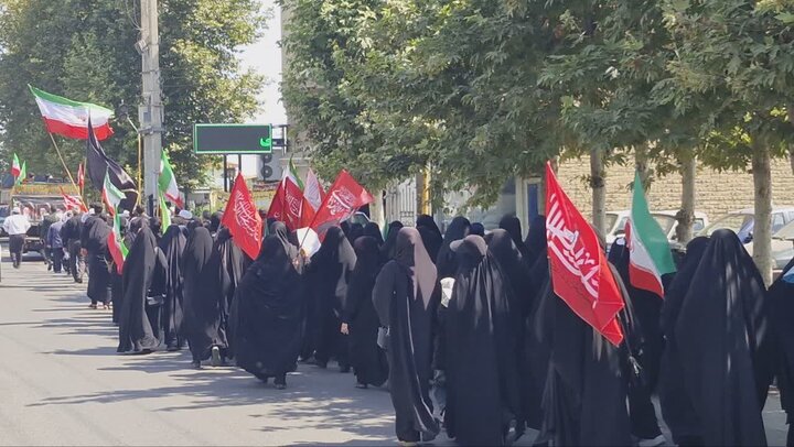 تصاویر/ مراسم جاماندگان پیاده روی اربعین در جویبار