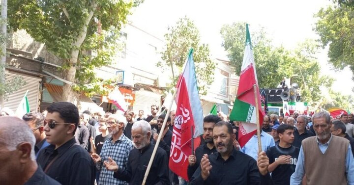 تصاویر/مراسم جاماندگان اربعین حسینی در نهاوند