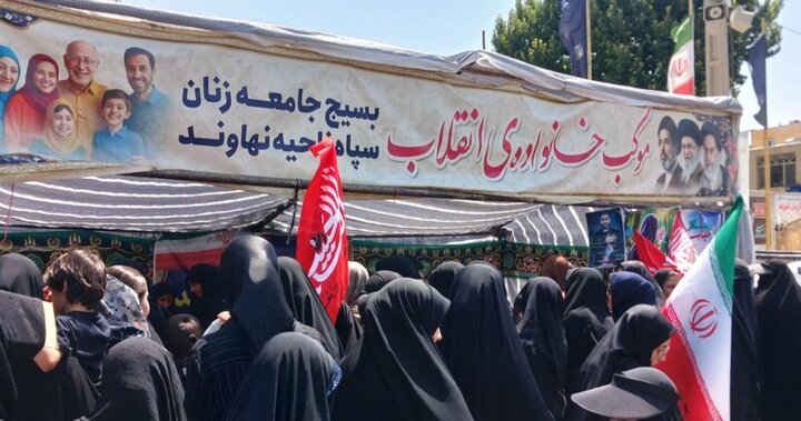 تصاویر/مراسم جاماندگان اربعین حسینی در نهاوند
