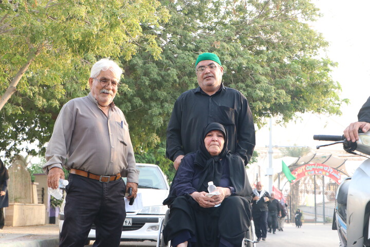 تصاویر/ راهپیمایی جاماندگان اربعین در بوشهر