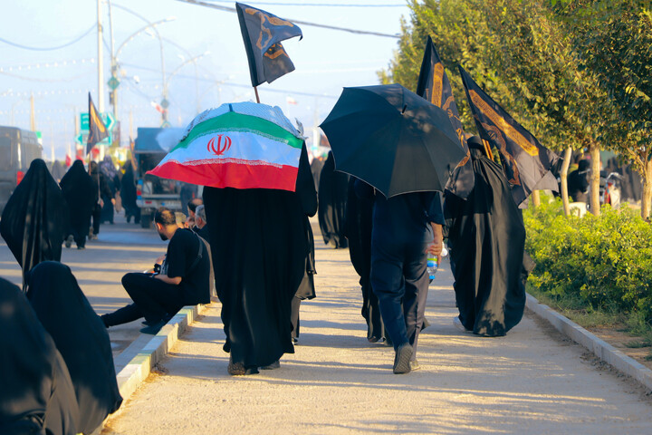 پیاده روی دلدادگان اربعین حسینی