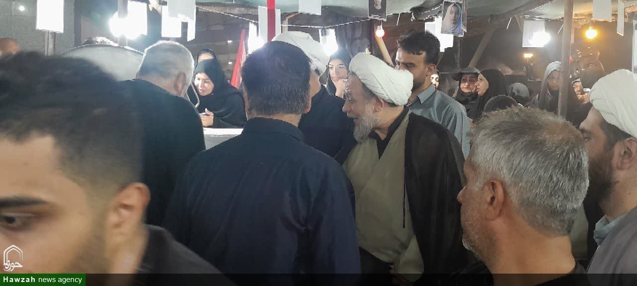 بازدید مسئول سازمان بسیج اساتید، طلاب و روحانیون کشور از مواکب اربعین در خوزستان