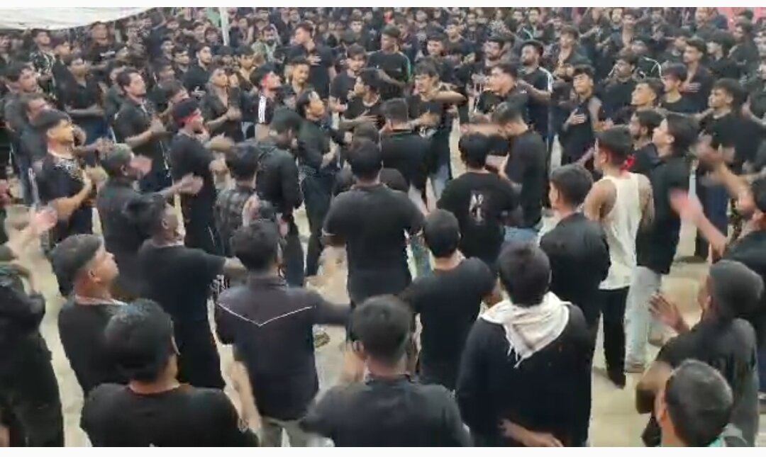 ঈমান হোসাইন (আ.)-এর চল্লিশা উপলক্ষে মাতমের আয়োজন/ভিডিও