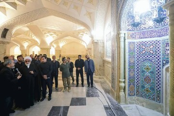 بازدید تولیت آستان قدس رضوی از پروژه‌های عمرانی حرم مطهر
