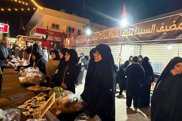 پیاده روی اربعینی مردم لبنان به سمت حرم سیده خوله (س) در بعلبک